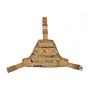 Pantac molle triangular leg panel small multicam
