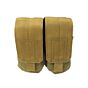 Pantac molle double m14 pouch tan