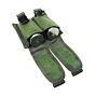Pantac tasca granata 40mm doppia verde