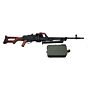 A&K PKM full metal/wood electric light machine gun
