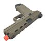 Poseidon pistola a gas ORION2 in polimero SEMI/FULL auto (tan)