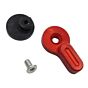 Retroarms selettore in metallo BAD style tipo B corto per fucile elettrico m4 (rosso)