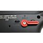 Retroarms selettore in metallo BAD style tipo B lungo per fucile elettrico m4 (rosso)