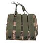 Royal dual mag pouch with elastic strap for m16 rifle (multicam)
