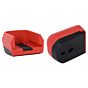 PTS set base caricatore SHOCK plate per pistola Hi Capa (rosso)