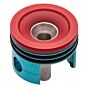 Fps testa cilindro in ergal con DOPPIO-ORING per gear box ver.2 (pad rosso)