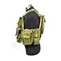 TMC giubbino tattico PI light weight plate carrier full set tan