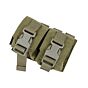 TMC SPARTAN dual frangment grenade pouch (tan)
