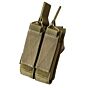 TMC double open top magazine pouch for mp7 (tan)