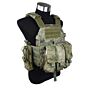 TMC giubbino tattico 6094 style plate carrier con 3 tasche (atacs-fg)