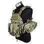 TMC giubbino tattico 6094 style plate carrier con 3 tasche (atacs-fg)