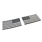 TMC set doppia patch US flag in PVC infrarossa (scura)