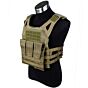 TMC giubbino tattico N jump plate carrier tan