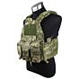 TMC giubbino tattico 94K plate carrier con 3 tasche (greenzone)