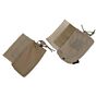 TMC set tasche porta radio MBTIR per tattico Jumper Plate (coyote brown)