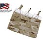 TMC open top triple wedge m4 mag pouch (multicam arid)