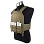 TMC giubbino tattico 419 plate carrier (coyote brown)