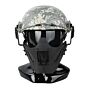 TMC maschera facciale JAY FAST per elmetti (nera)