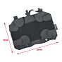 TMC tasca aperta caricatore fucile 5.56 + pistola 9mm per tattico frame plate carrier (nera)