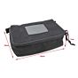 TMC tasca con finestra per superfici velcrate (nera)