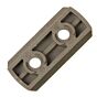 TMC slitta in nylon 20mm 3 fori per frontali M-LOK (coyote brown)
