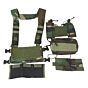 TMC Pettorina MCR chest rig set A (woodland camo)