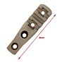 TMC slitta 20mm cantilever per astine (dark earth)