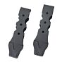 TMC molle strap set 10cm (black)