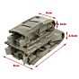 TMC tasca HG type 2.0 doppio vano caricatore m16 + pistola (multicam)