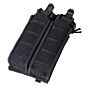 TMC tasca doppia 9mm aperta 2.0 porta caricatore pistola (nera)