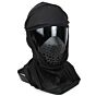TMC passamontagna balaclava con protezione viso forata (nero)