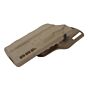TMC fondina rigida ALS per pistola tipo glock con torcia (tan)