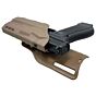 TMC fondina rigida ALS per pistola tipo glock con torcia (tan)