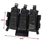 TMC tasca Placard FCV style triplo caricatore M4 (multicam black)