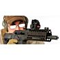 JJ airsoft  T7w0 red dot scope full set with killflash (tan)