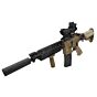 SafaraQBcustom fucile elettrico G&P M4 Sentry