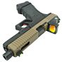 Vorsk pistola a gas g17 Custom BDS full metal (nera/tan)