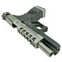Armorer Works pistola a gas G18 HEX CUSTOM full metal (Cromata)