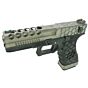 Armorer Works pistola a gas G18 HEX CUSTOM full metal (Cromata)