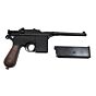 We M712 full metal gas pistol with wood type stock/holster