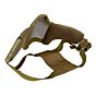 WOSPORT maschera facciale MESH (tan) (wo-ma-42-tn)