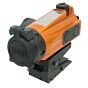 JJ airsoft XTSP solar power red dot scope with ELE high mount (orange)