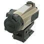 JJ airsoft ottica XTSP red dot con ELE mount alto a energia solare (tan)