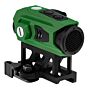 JJ airsoft ottica XTSW T043 dot con Low mount e estensione QD (verde)