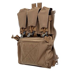 WOSPORT pannello schienale BG style con tasche per FCV vest (coyote brown)