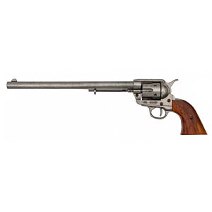Denix pistola da collezione peacemaker 45 revolver 12 pollici (grigio)