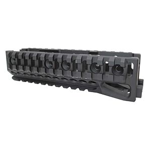 Wiitech astina lower rail ZENITCO B-10M style per fucile Marui AKM a gas (nera)