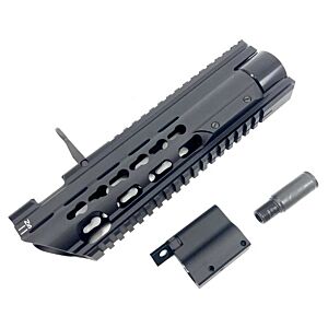 Airsoft Artisan G27K handguard rail for VFC HK417 rifle (black)