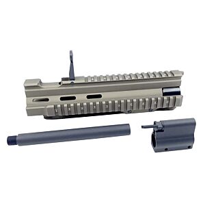 Airsoft Artisan G28 PATROL handguard rail for MARUI HK417 rifle (dark earth)