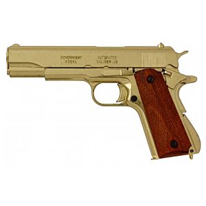 Denix pistola da collezione M1911 (gold finish)